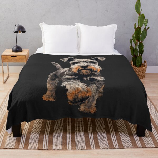 Artikelvorschau, Ein Vintage Distressed Rugged Cracked Mini Schnauzer entworfen und verkauft von GVRDesign.