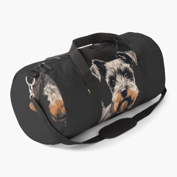 Item preview, A Vintage Distressed Rugged Cracked Mini Schnauzer  designed and sold by GVRDesign.