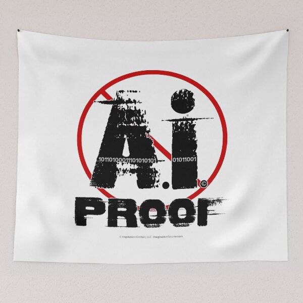 Item preview, AI Proof -  For Light Backgrounds designed and sold by The Imagination Source™.