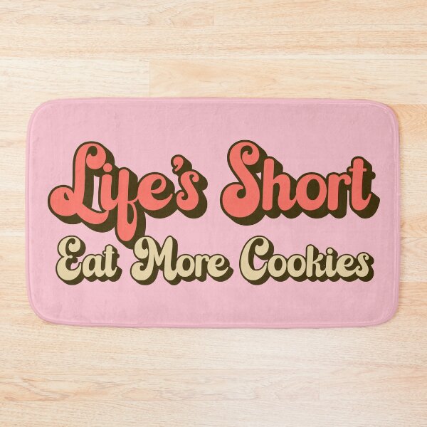 Item preview, Life's Short, Eat More Cookies - Cookie Lover and Cookie Day (Red and Yellow Design) designed and sold by Spiprinto.