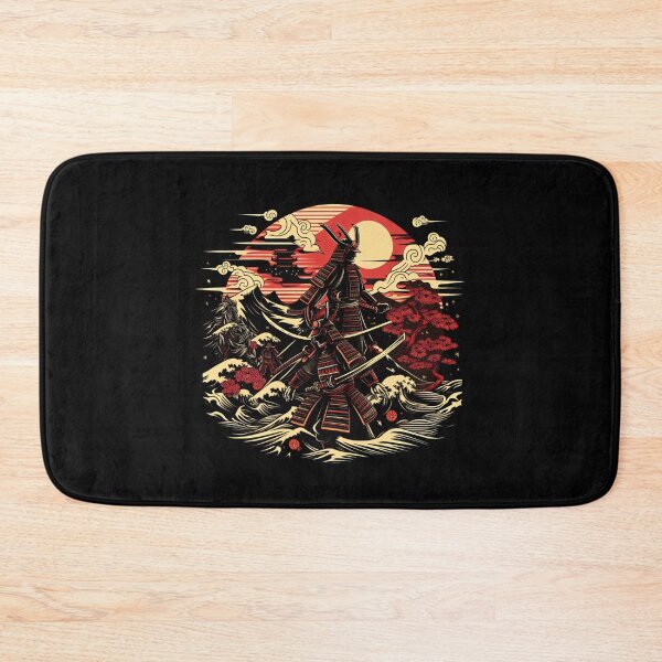 Item preview, Two Colorfull Japanese Katana Samurai Warrior designed and sold by RedDesignSyc.