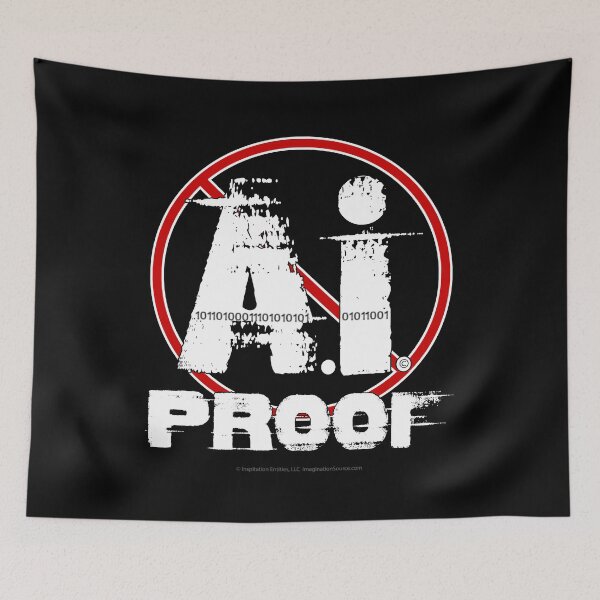 Item preview, AI Proof  -  For Dark Backgrounds designed and sold by The Imagination Source™.