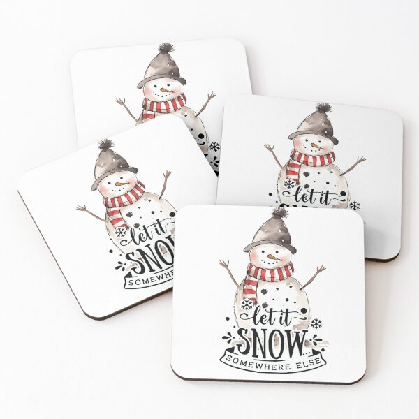 Item preview, Let it Snow Somewhere Else Snowman  designed and sold by Driftwood Spirits.