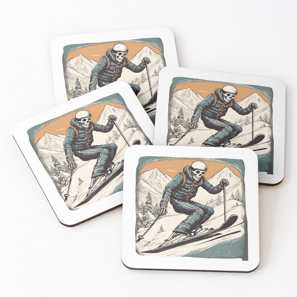 Aperçu de l'œuvre Skier à Skelly créée et vendue par cozyvintage.
