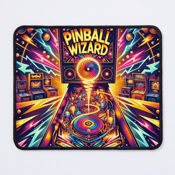 Item preview, Vintage Pinball Player Retro Graphic designed and sold by visionaryprint.