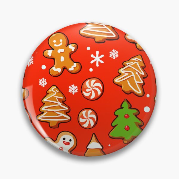 Item preview, Christmas Ginger cookie pattern designed and sold by tinytwist.