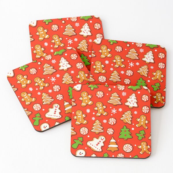 Item preview, Christmas Ginger cookie pattern designed and sold by tinytwist.