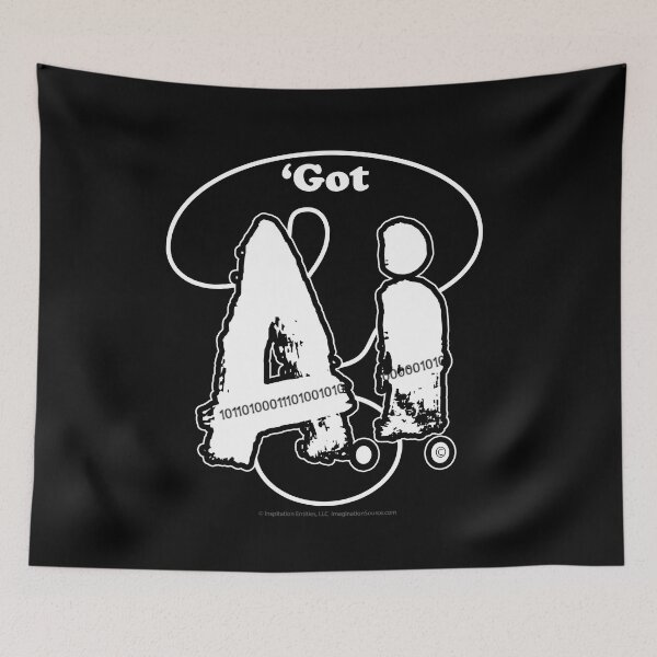 Item preview, ‘Got AI?  -  For Dark Backgrounds designed and sold by The Imagination Source™.