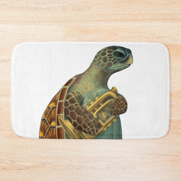 Item preview, Sea Turtle Playing Trumpet Art designed and sold by Jack Heavenor.