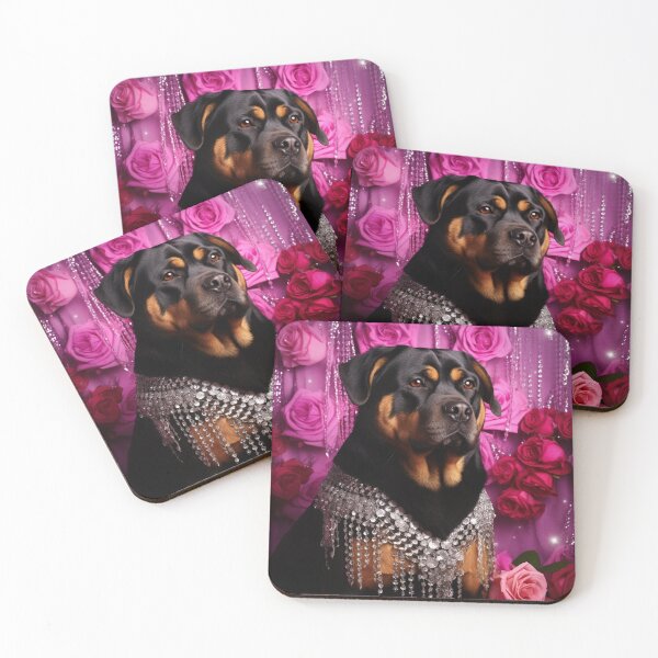 Item preview, Rosy Rottweiler designed and sold by Nocturne  Paws.