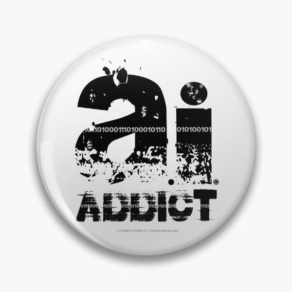 Item preview, AI Addict -  For Light Backgrounds designed and sold by The Imagination Source™.