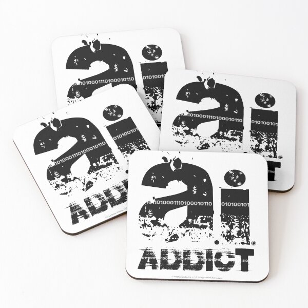 Item preview, AI Addict -  For Light Backgrounds designed and sold by The Imagination Source™.