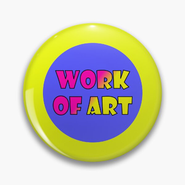 Item preview, Work Of Art, Bold Font Word Art, Pink, Yellow Purple designed and sold by AASparksDesigns.