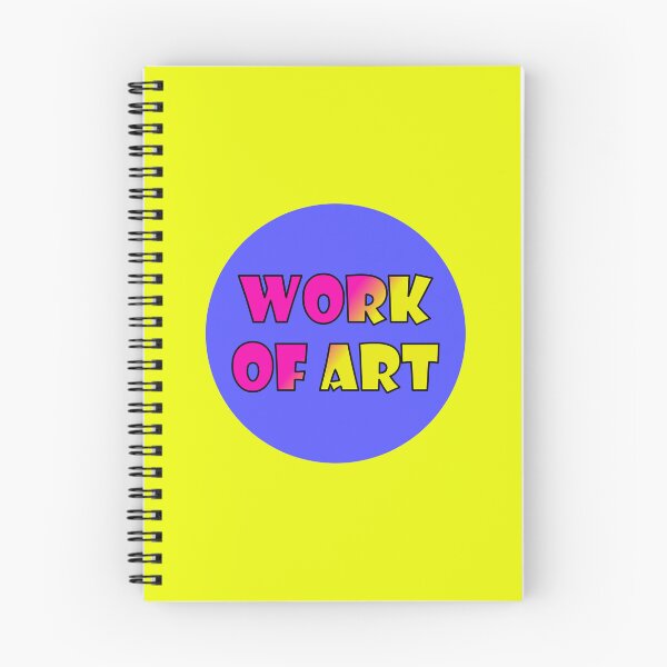 Item preview, Work Of Art, Bold Font Word Art, Pink, Yellow Purple designed and sold by AASparksDesigns.