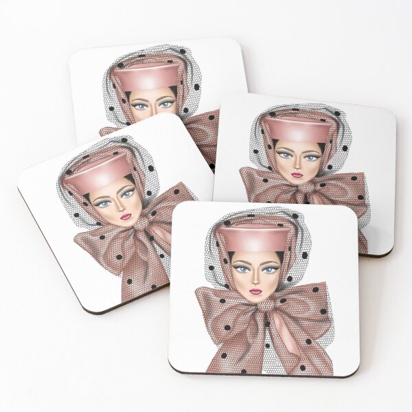 Item preview, Woman with hat and mesh designed and sold by Gabriela Malaga Aragon.