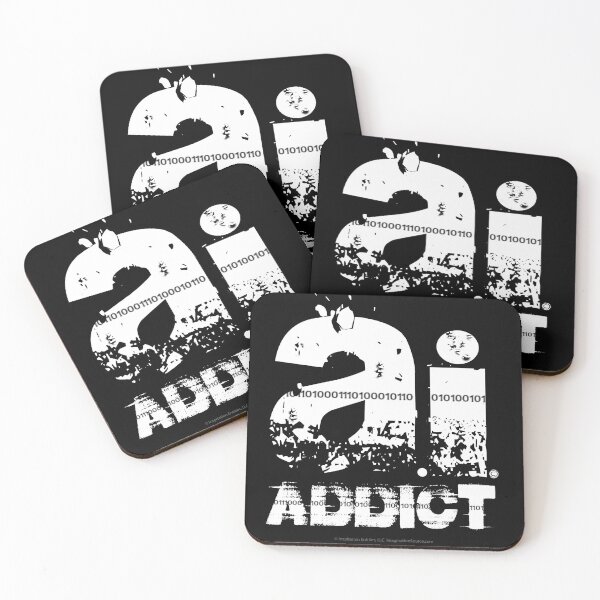 Item preview, AI Addict  -  For Dark Backgrounds designed and sold by The Imagination Source™.