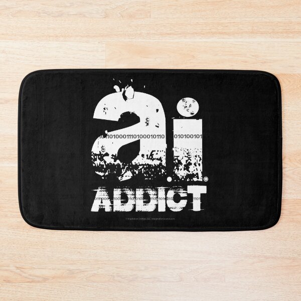Item preview, AI Addict  -  For Dark Backgrounds designed and sold by The Imagination Source™.