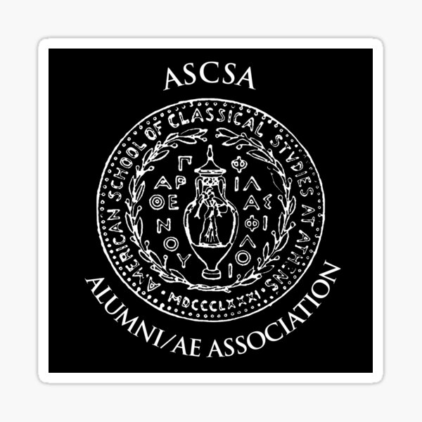 Item preview, Copy of ASCSA Alumni/ae Association Logo 1 black designed and sold by ASCSA-AA.