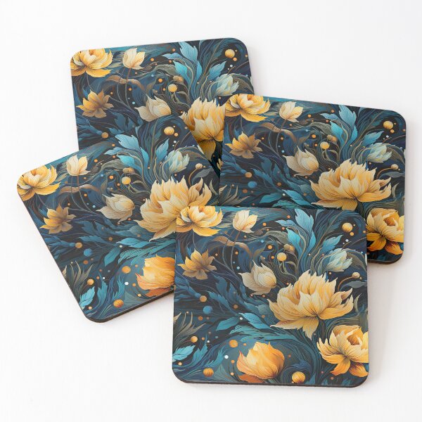 Item preview, Windswept Floral Pattern designed and sold by ArtyArtArtist.