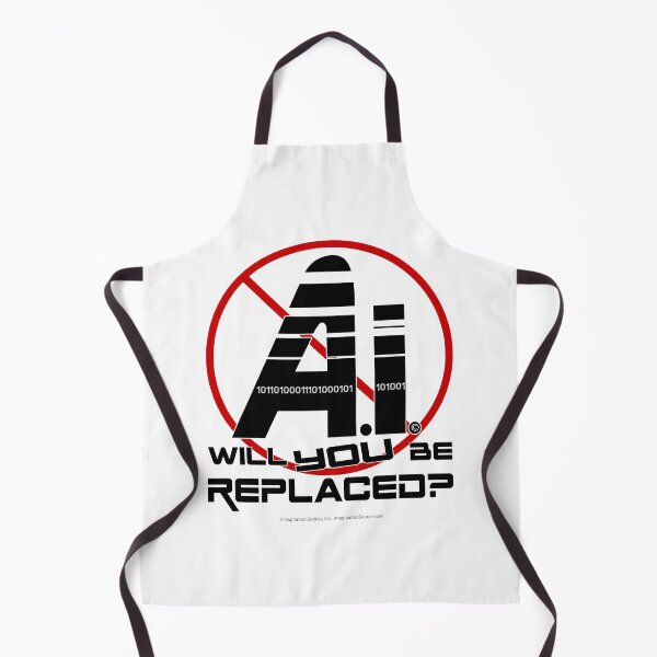 Item preview, No AI Will You Be Replaced? - For Light Backgrounds designed and sold by The Imagination Source™.