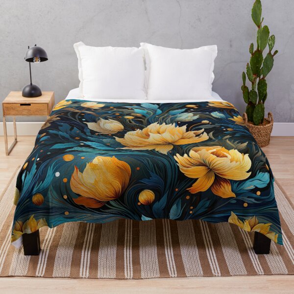 Item preview, Windswept Floral Pattern designed and sold by ArtyArtArtist.