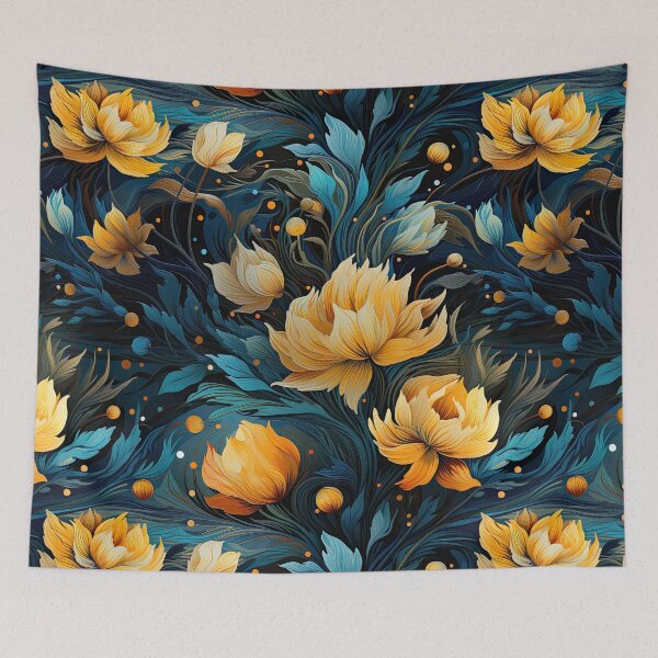 Item preview, Windswept Floral Pattern designed and sold by ArtyArtArtist.