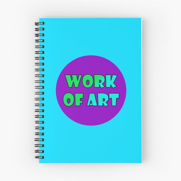 Item preview, Work Of Art, Bold Font Word Art, Green, Light Blue, Purple designed and sold by AASparksDesigns.