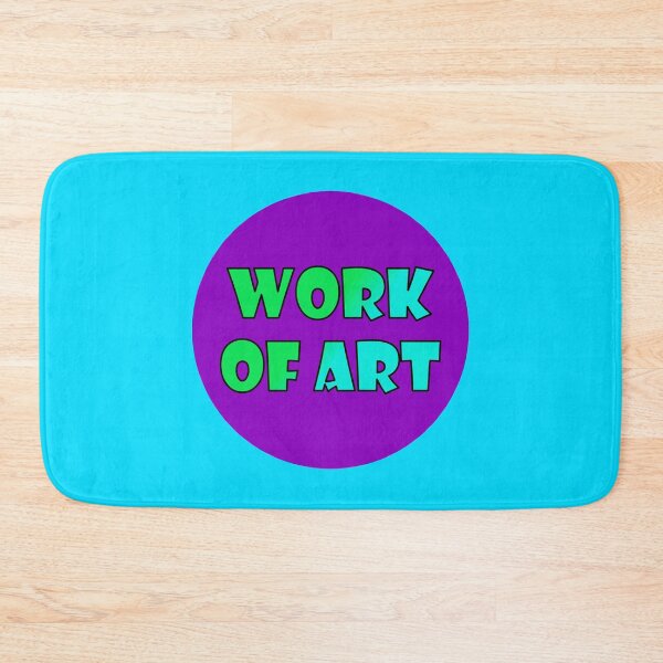 Item preview, Work Of Art, Bold Font Word Art, Green, Light Blue, Purple designed and sold by AASparksDesigns.