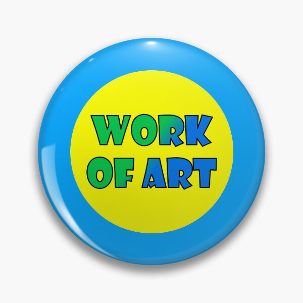 Item preview, Work Of Art, Bold Font Word Art, Green, Blue, Yellow designed and sold by AASparksDesigns.