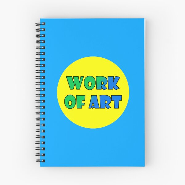 Item preview, Work Of Art, Bold Font Word Art, Green, Blue, Yellow designed and sold by AASparksDesigns.