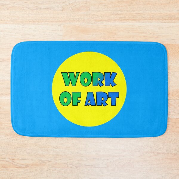 Item preview, Work Of Art, Bold Font Word Art, Green, Blue, Yellow designed and sold by AASparksDesigns.