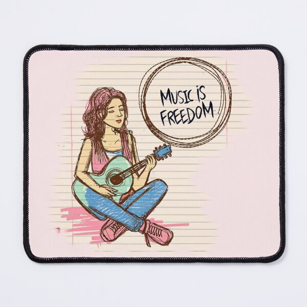 Item preview, Music is freedom designed and sold by NotesForMusic.