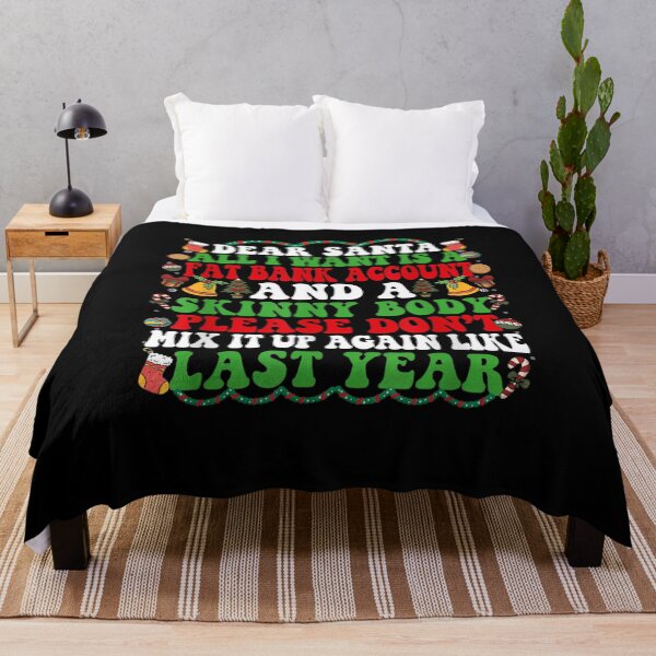 Item preview, Dear santa all I want is a fat bank account and skinny body  designed and sold by Coollzone.