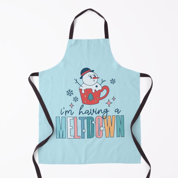 Item preview, I'm Having A Meltdown Cute Snowman designed and sold by ArtMeetsPizza.