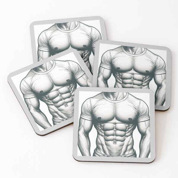 Item preview, Torso, Muscles on the abdomen, shapely belly, 6 pack designed and sold by Cerulean-Shop.