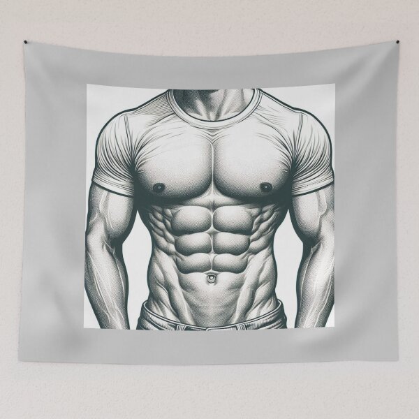 Item preview, Torso, Muscles on the abdomen, shapely belly, 6 pack designed and sold by Cerulean-Shop.