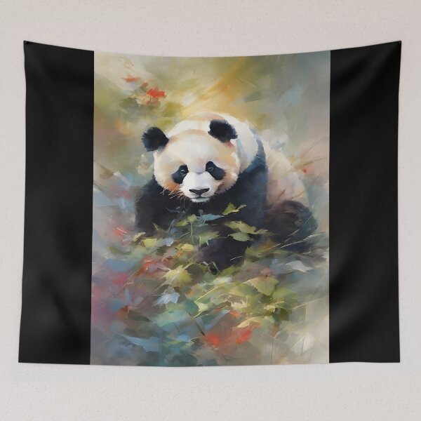 Item preview, Panda bear in the colorful underforest designed and sold by Didier Junk.
