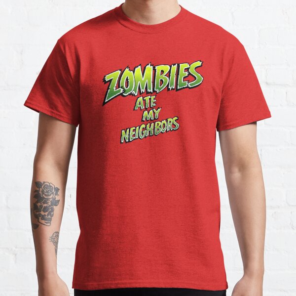 RETRO VIDEO GAME ZOMBIES ATE MY NEIGHBORS GAMER SHIRT – OldSkool