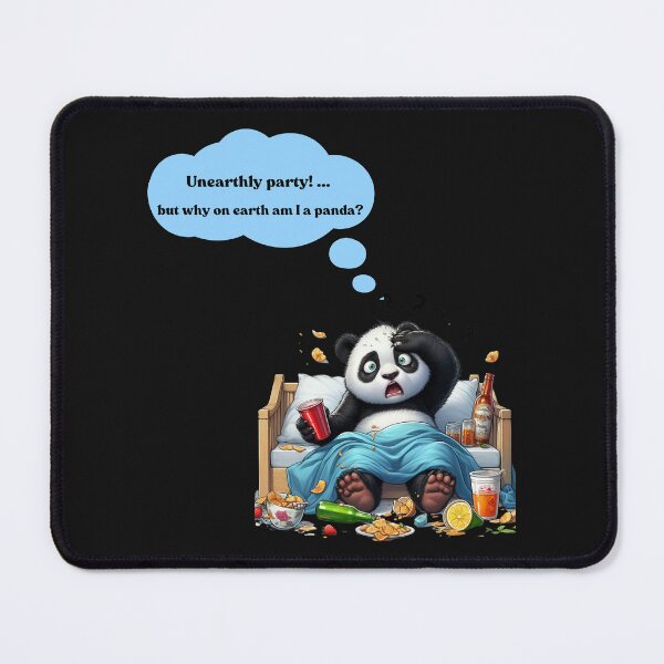 Item preview, Unearthly party! ... but why on earth am I a panda? designed and sold by Jaro90.