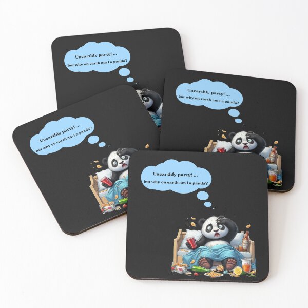 Item preview, Unearthly party! ... but why on earth am I a panda? designed and sold by Jaro90.