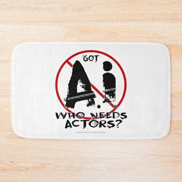 Item preview, ‘Got AI Who Needs Actors?  -  For Light Backgrounds designed and sold by The Imagination Source™.