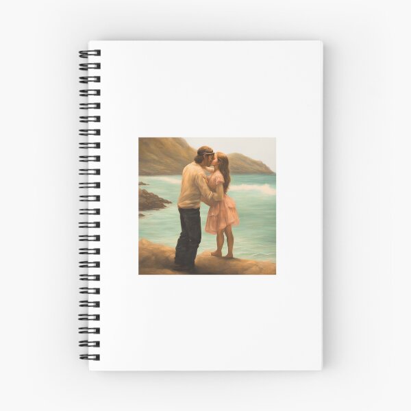 Item preview, Couple romantic kiss  beach view   designed and sold by wide26.