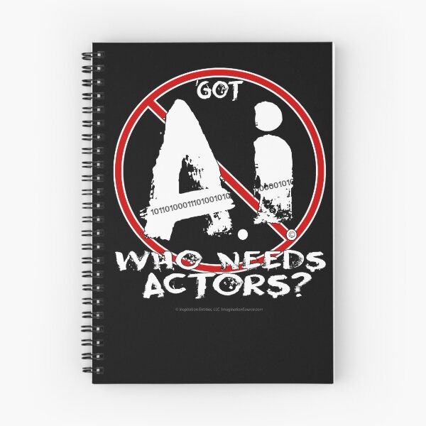 Item preview, ‘Got AI Who Needs Actors? -  For Dark Backgrounds designed and sold by The Imagination Source™.