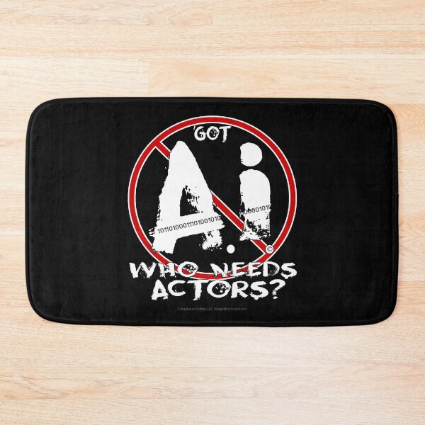 Item preview, ‘Got AI Who Needs Actors? -  For Dark Backgrounds designed and sold by The Imagination Source™.