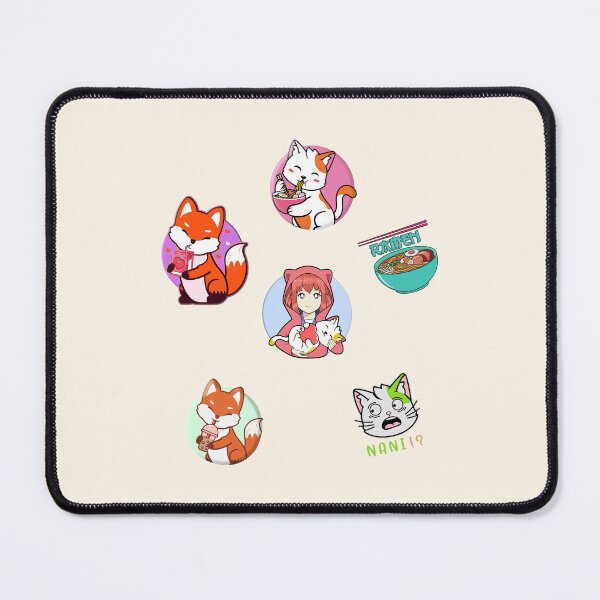 Item preview, Ramen, Fox and Cat designed and sold by franktact.