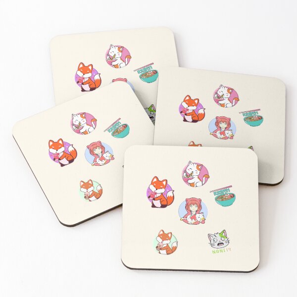 Item preview, Ramen, Fox and Cat designed and sold by franktact.