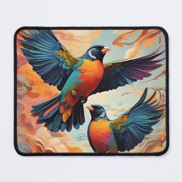 Item preview, Birds in the air full of color designed and sold by pixelartestudio.