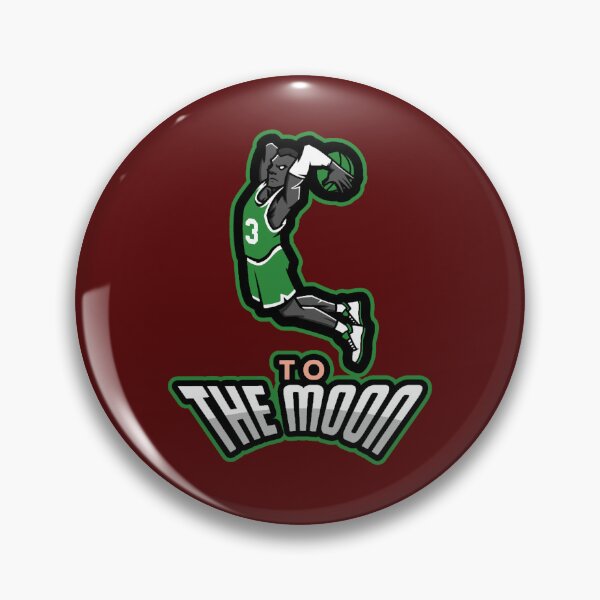 Aperçu de l'œuvre Basket-ball des Celtics « Vers la lune » créée et vendue par cogopen.