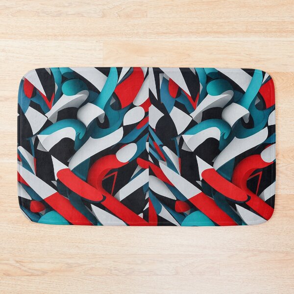 Item preview, 3d modern multicolor art painting with dissolved colors designed and sold by Carlos Gudino.