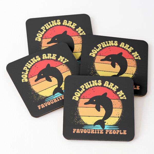 Item preview, Dolphins: My Favourite People! | A British Edition - Cut Out Design designed and sold by Sun Sand & Sea Art.
